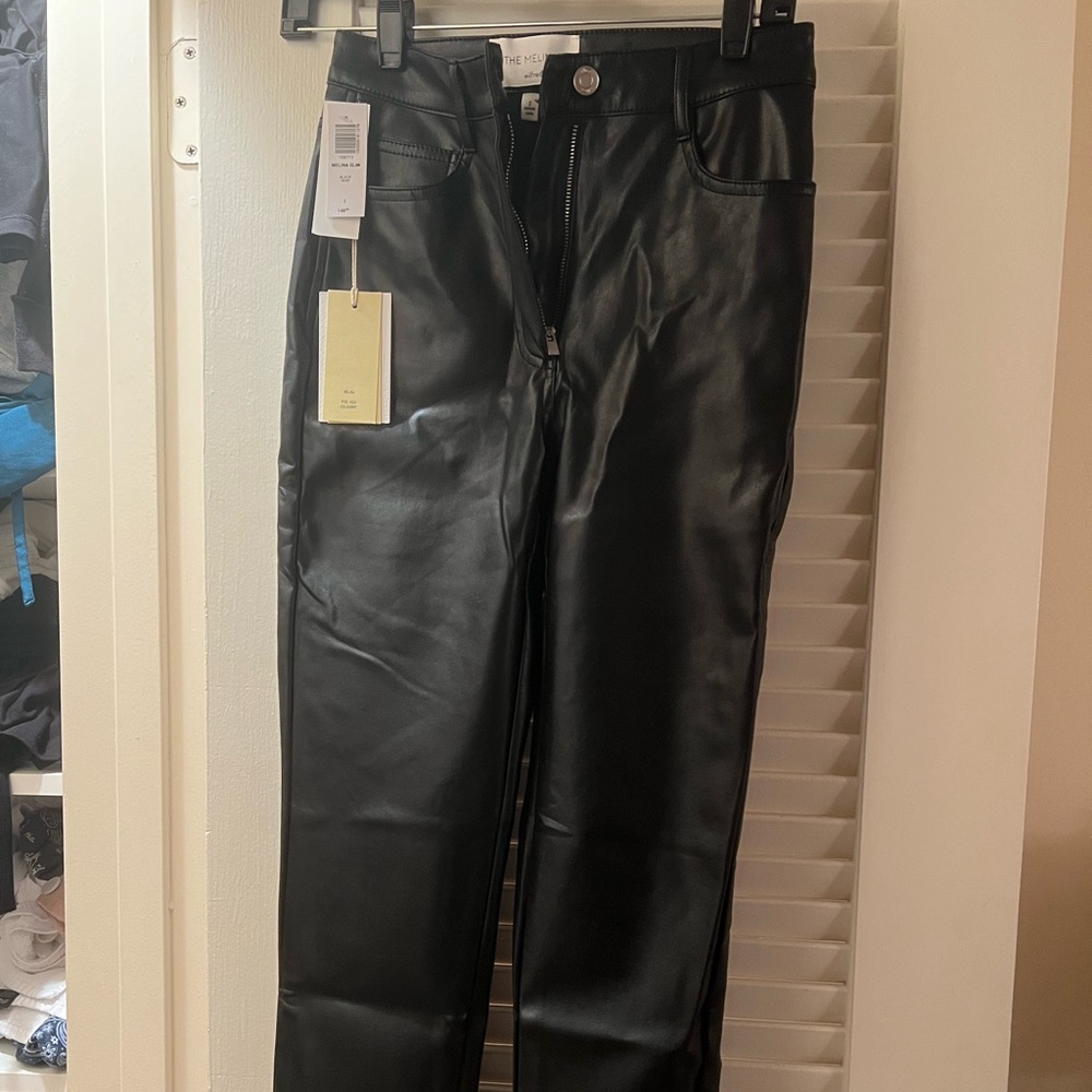 Black leather pants NEW “The Melina”